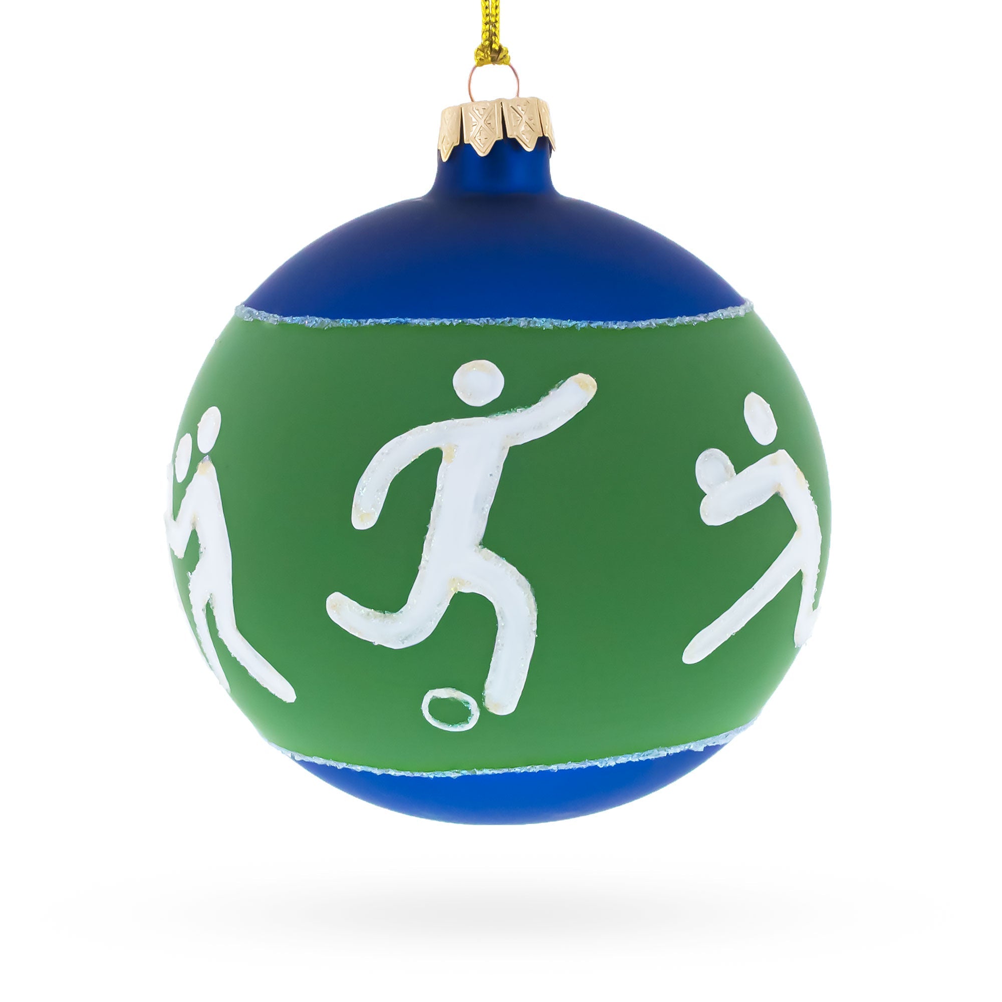 Tennis, Gymnastics, Volleyball Glass Ball Christmas Ornament 4 Inches