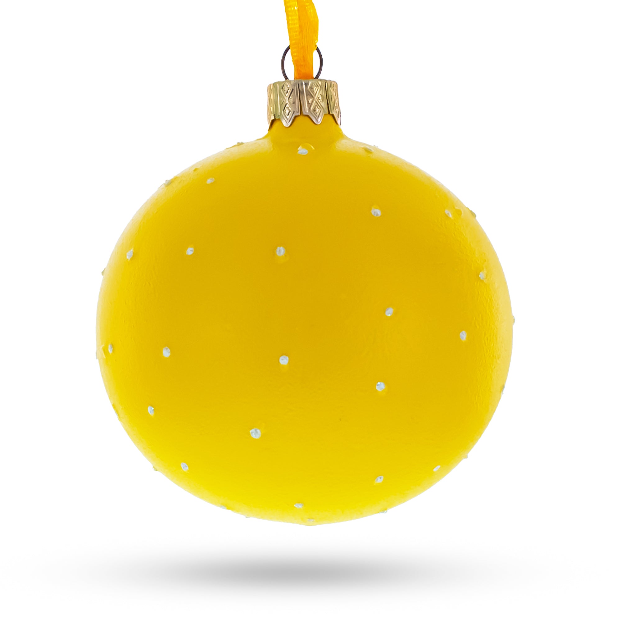 The Grin Facial Expressions Glass Ball Christmas Ornament 3.25 Inches BestPysanky