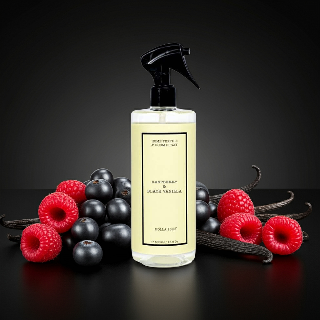 Cereria Molla - Premium Home & Textile Spray - Transparent 16.9 fl oz / 500 ml - - Coastous