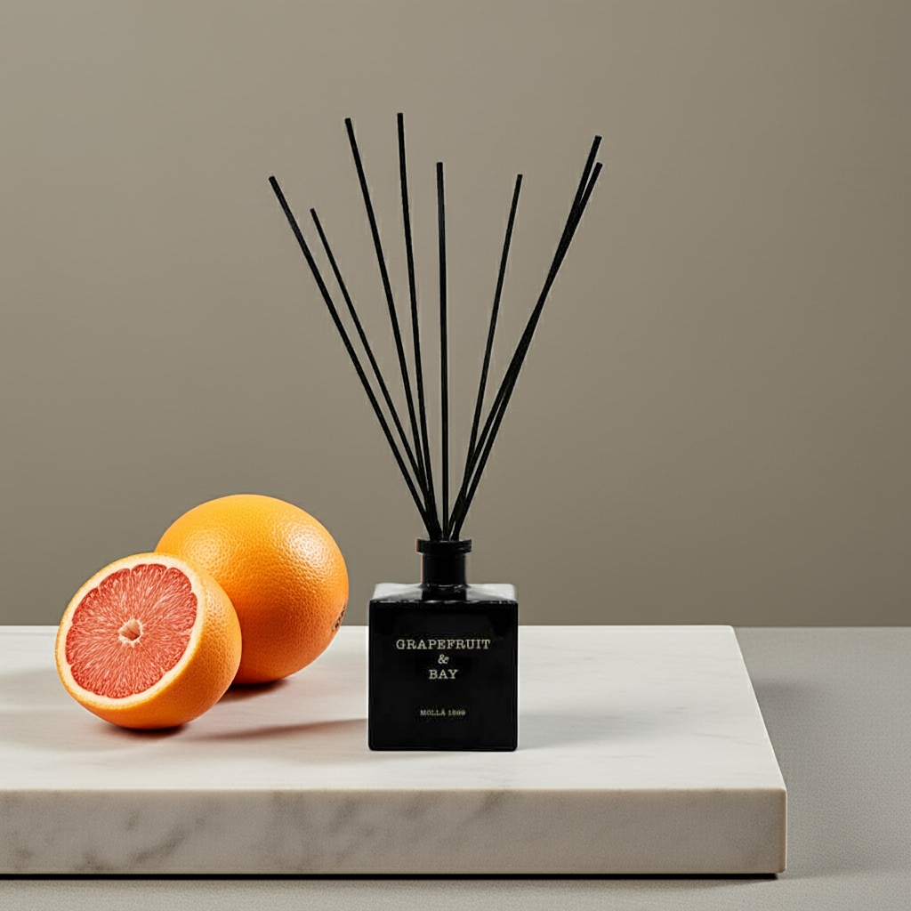 Cereria Molla - Premium Reed Diffuser - Grapefruit & Bay - Coastous