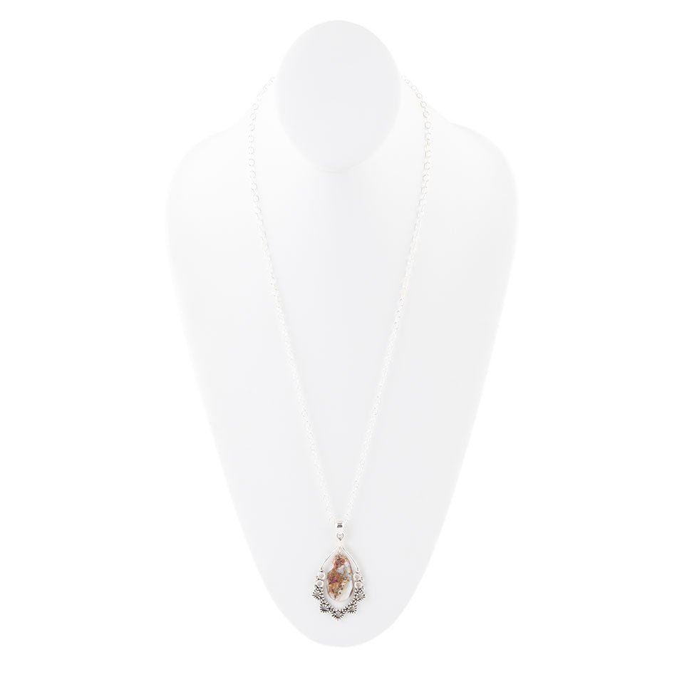 Lace Purple Matrix Pendant Necklace Barse Jewelry