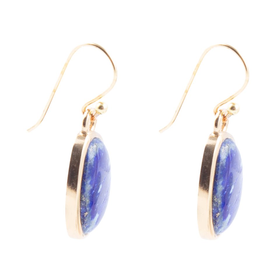 Lapis and Bronze Earrings Barse Jewelry