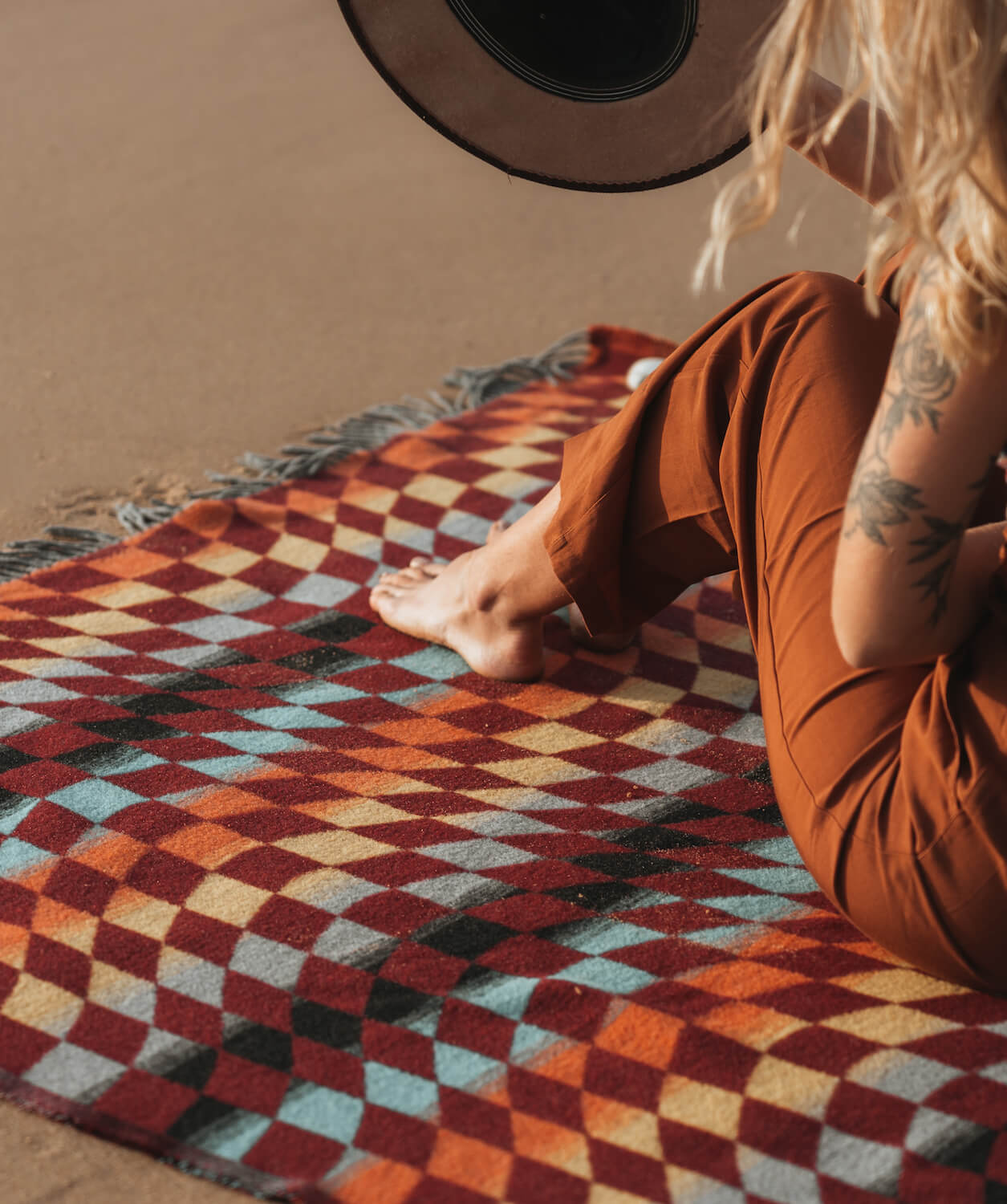 Checkered Eureka Blanket