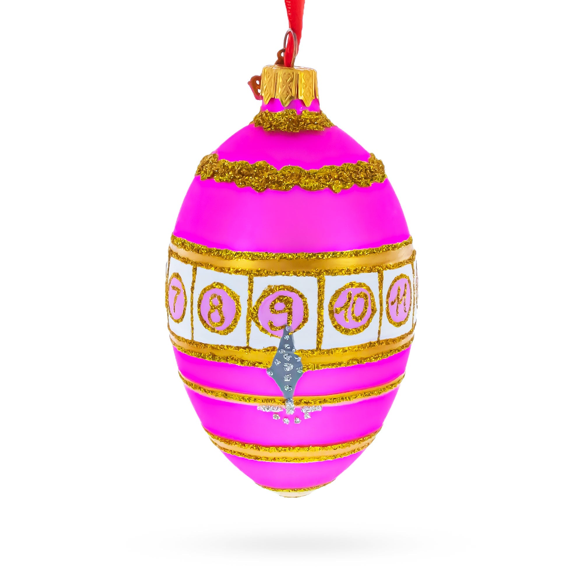 1910 Colonnade Royal Egg Glass Ornament 4 Inches BestPysanky