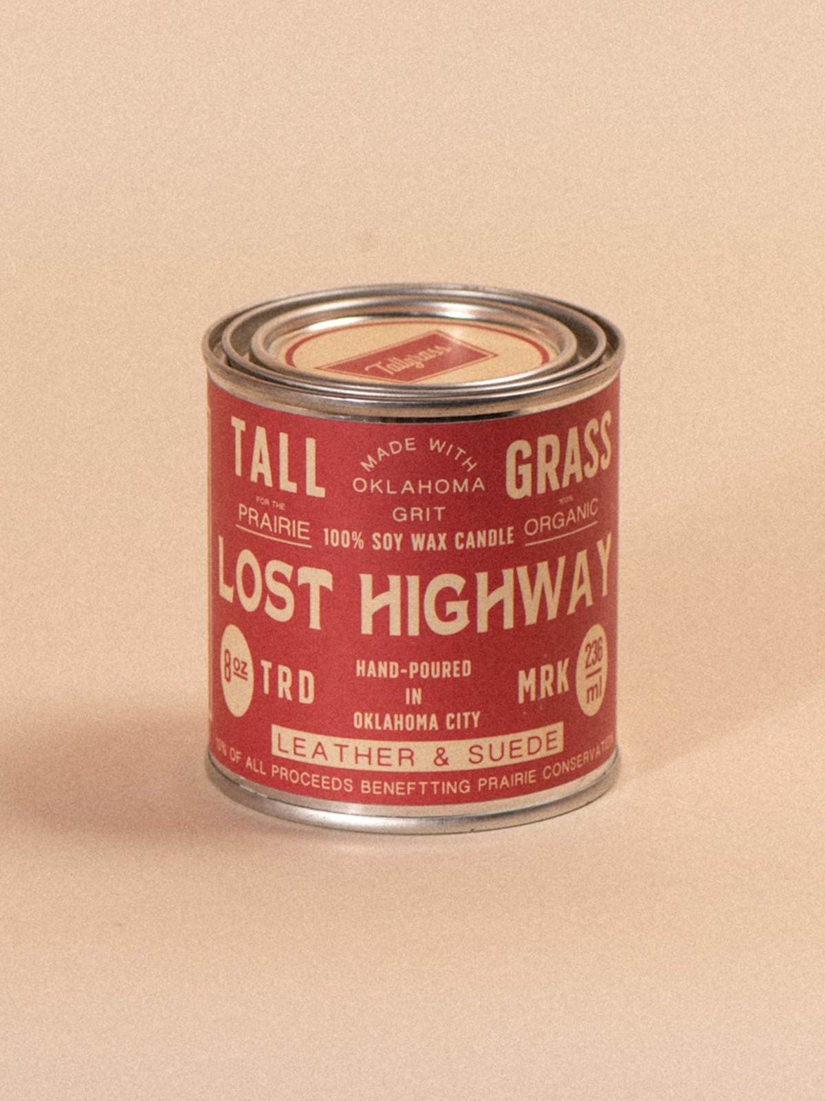 Lost Highway: Leather + Suede Soy Wax Candle Tallgrass Supply