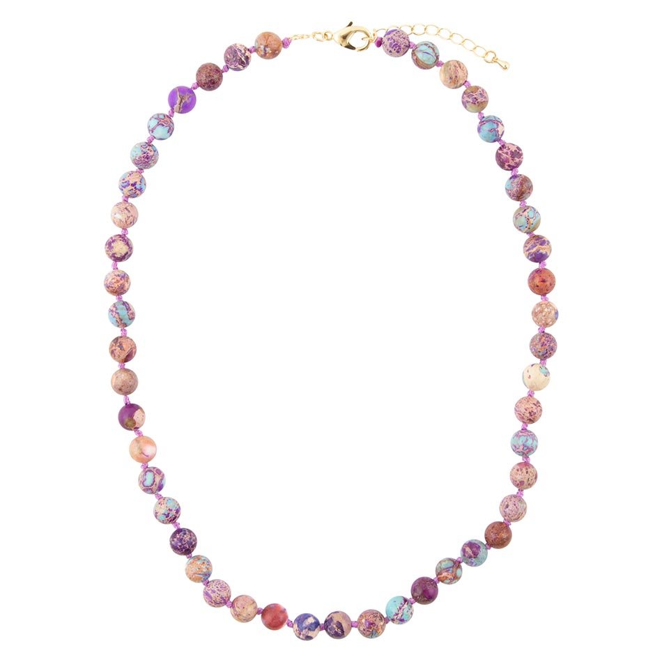 Love Knots Purple Jasper Necklace Barse Jewelry