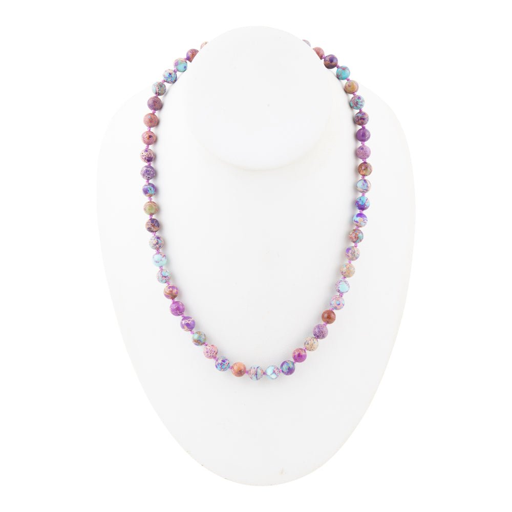 Love Knots Purple Jasper Necklace Barse Jewelry