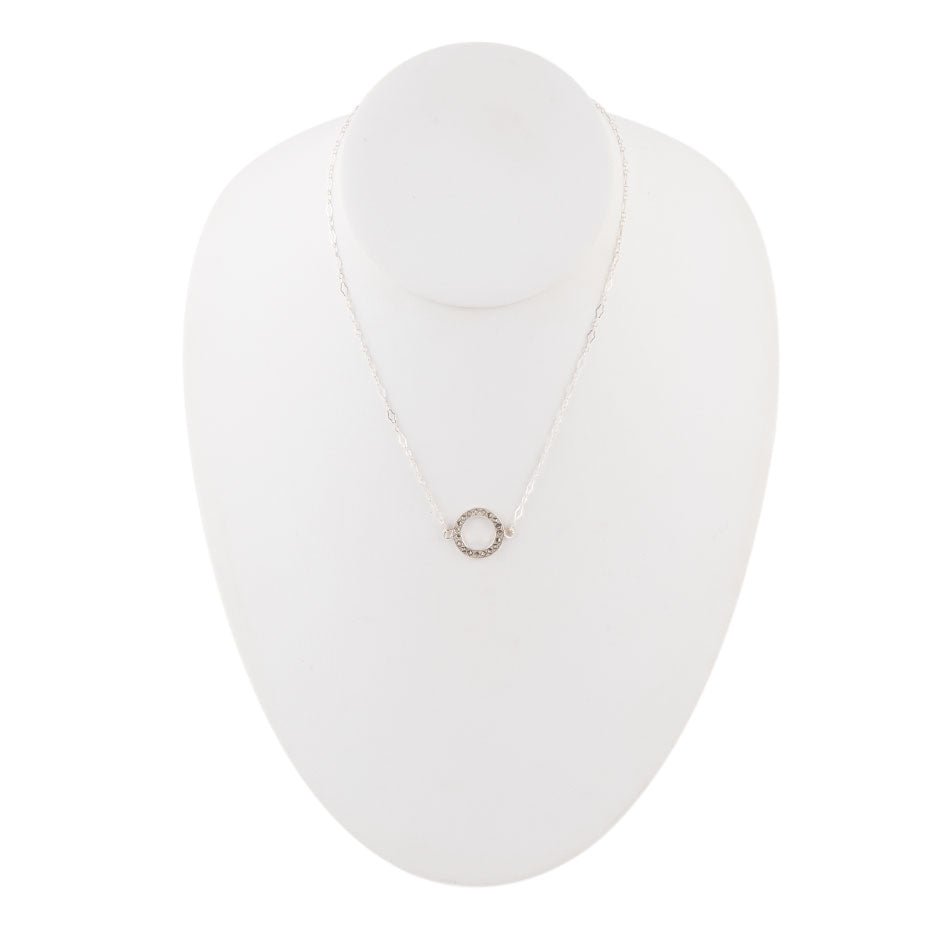Marcasite Necklace-Sterling Silver Barse Jewelry