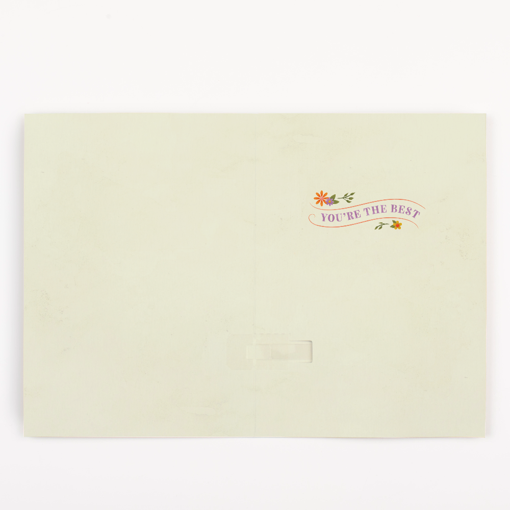 Endless Baby Cry Mother's Day Card with Glitter Joker Greeting