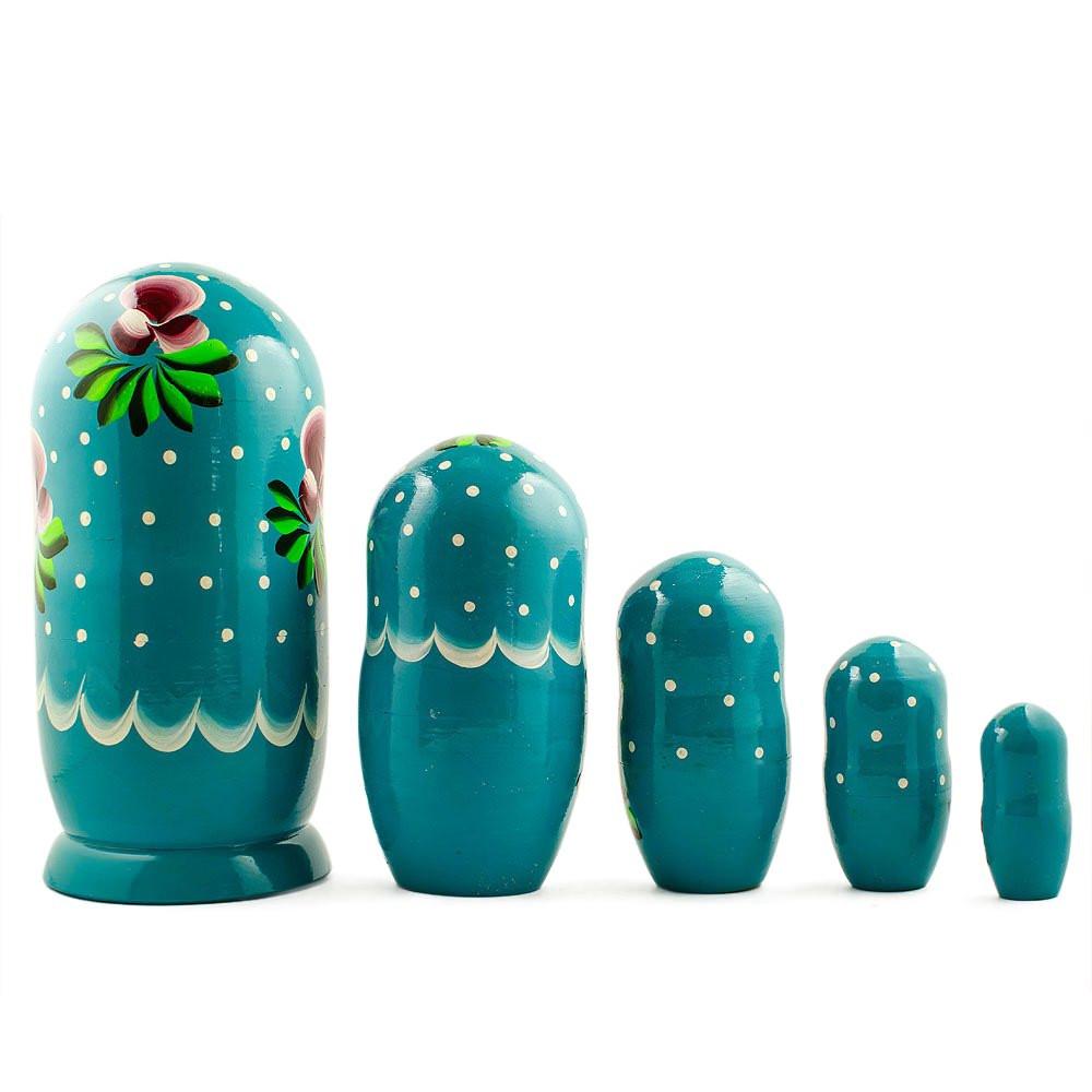 Set of 5 Alla Nesting Dolls 7 Inches