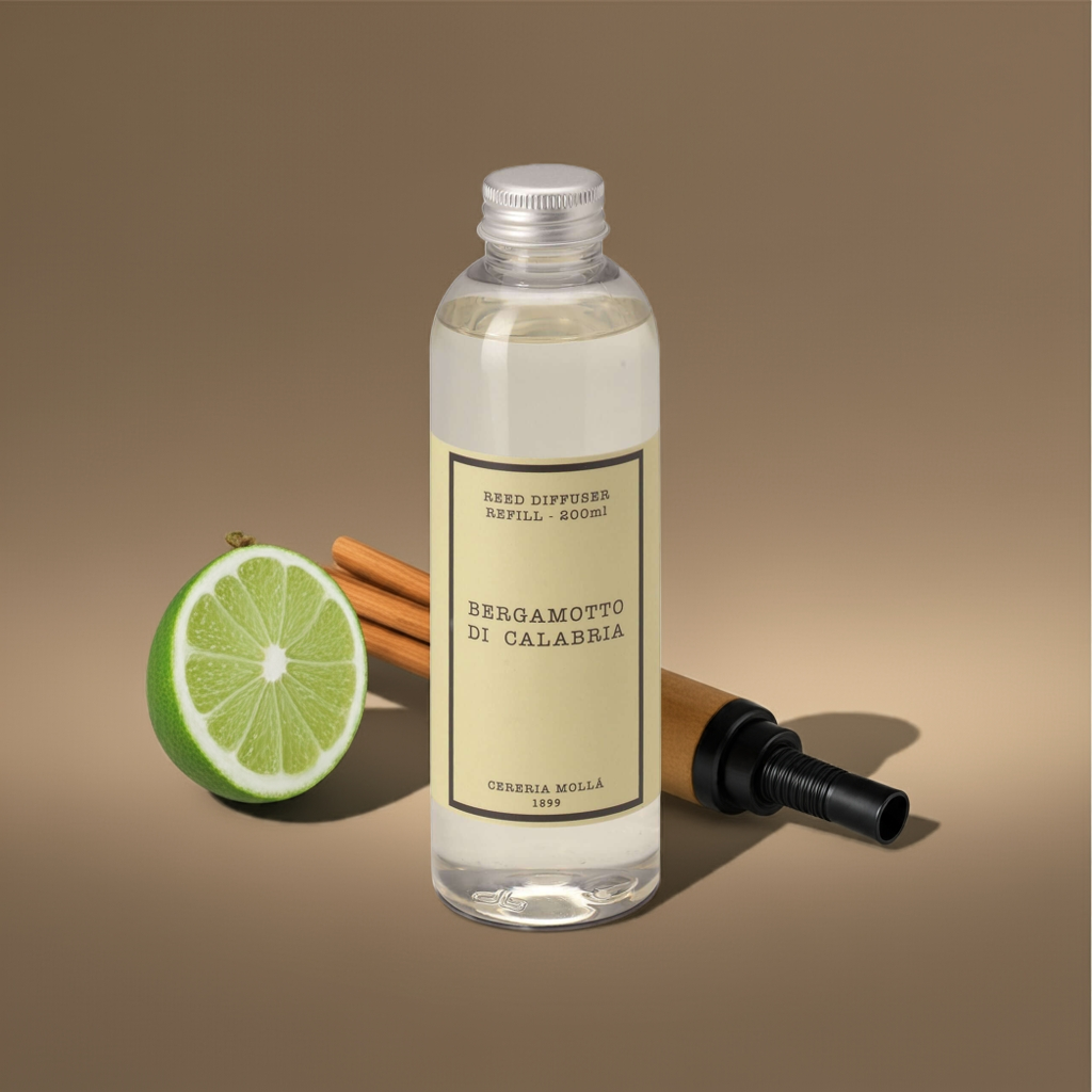 Cereria Molla - Premium Diffuser Refill - 6.7 fl oz / 200 ml. - - Coastous