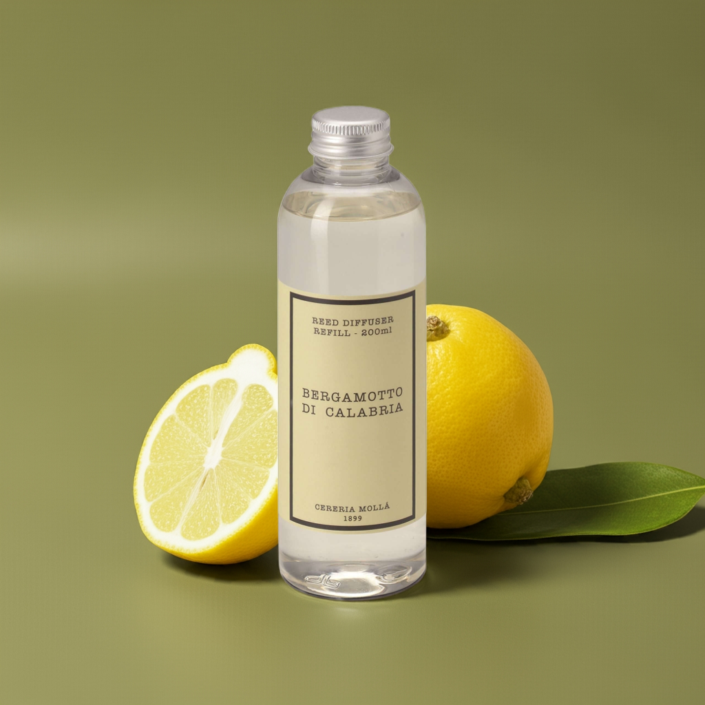 Cereria Molla - Premium Diffuser Refill - 6.7 fl oz / 200 ml. - - Coastous