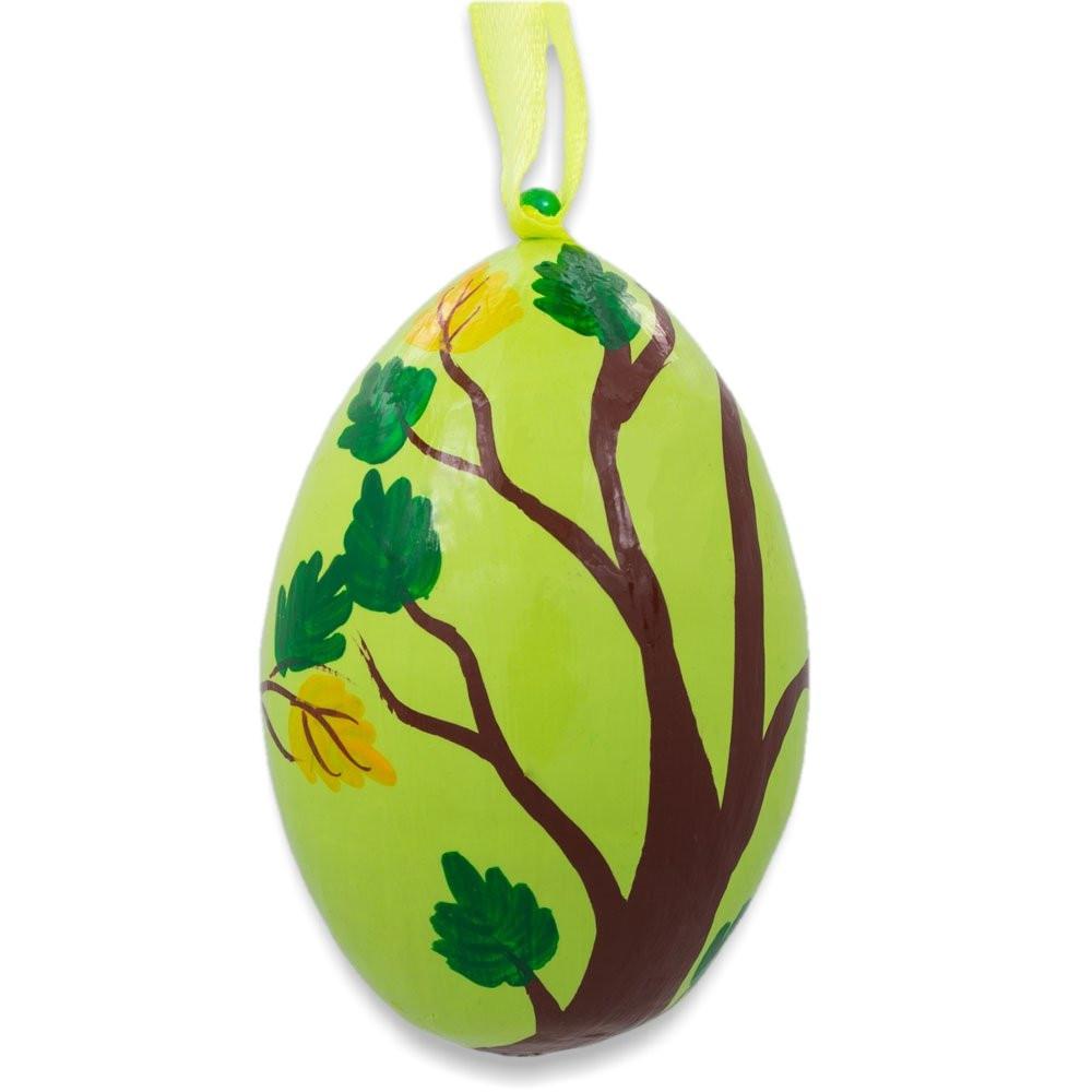 Two Cardinal Birds on Branch Wooden Christmas Ornament 3 Inches BestPysanky