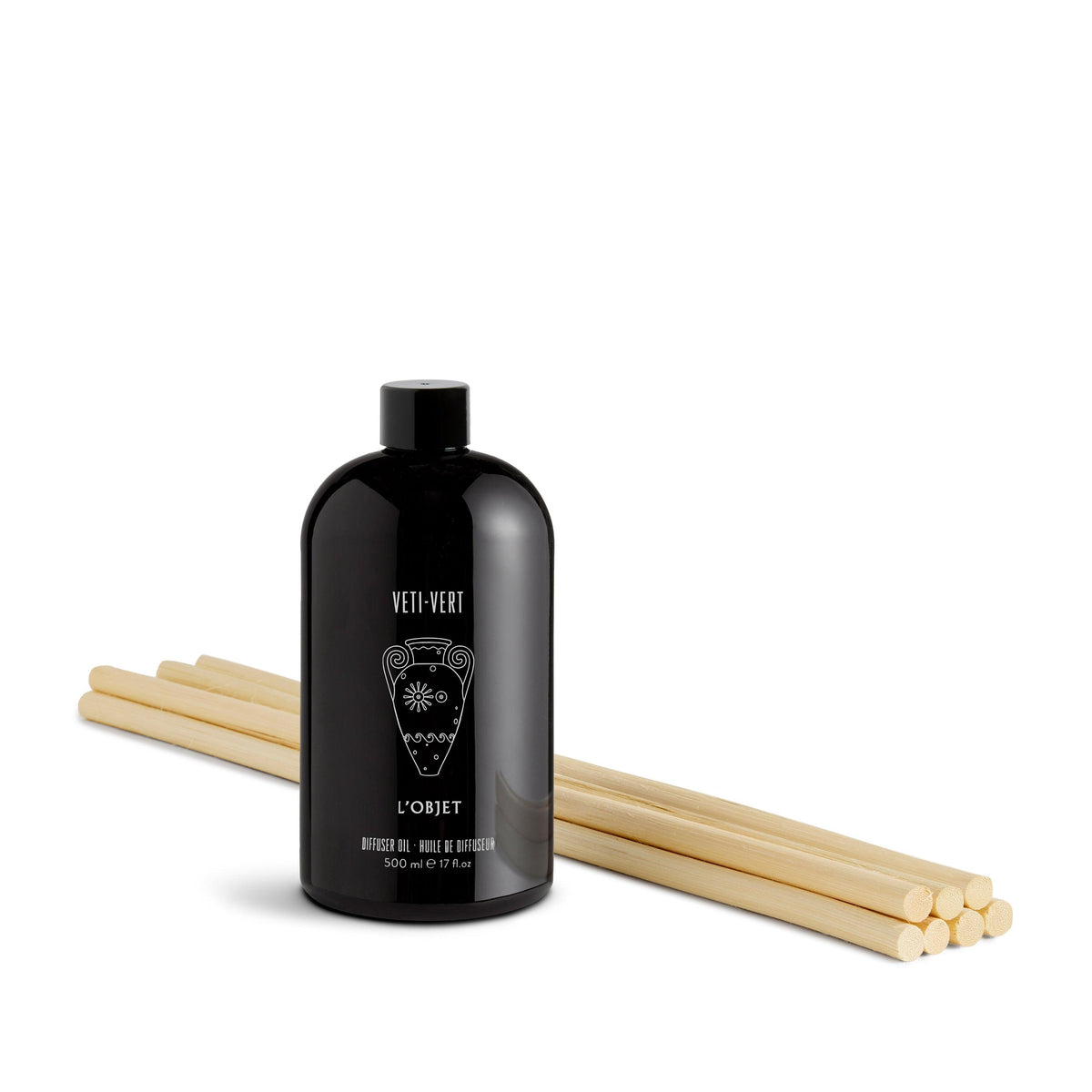 Veti-Vert Diffuser Oil & Reeds Refill – 500 ml by L'Objet