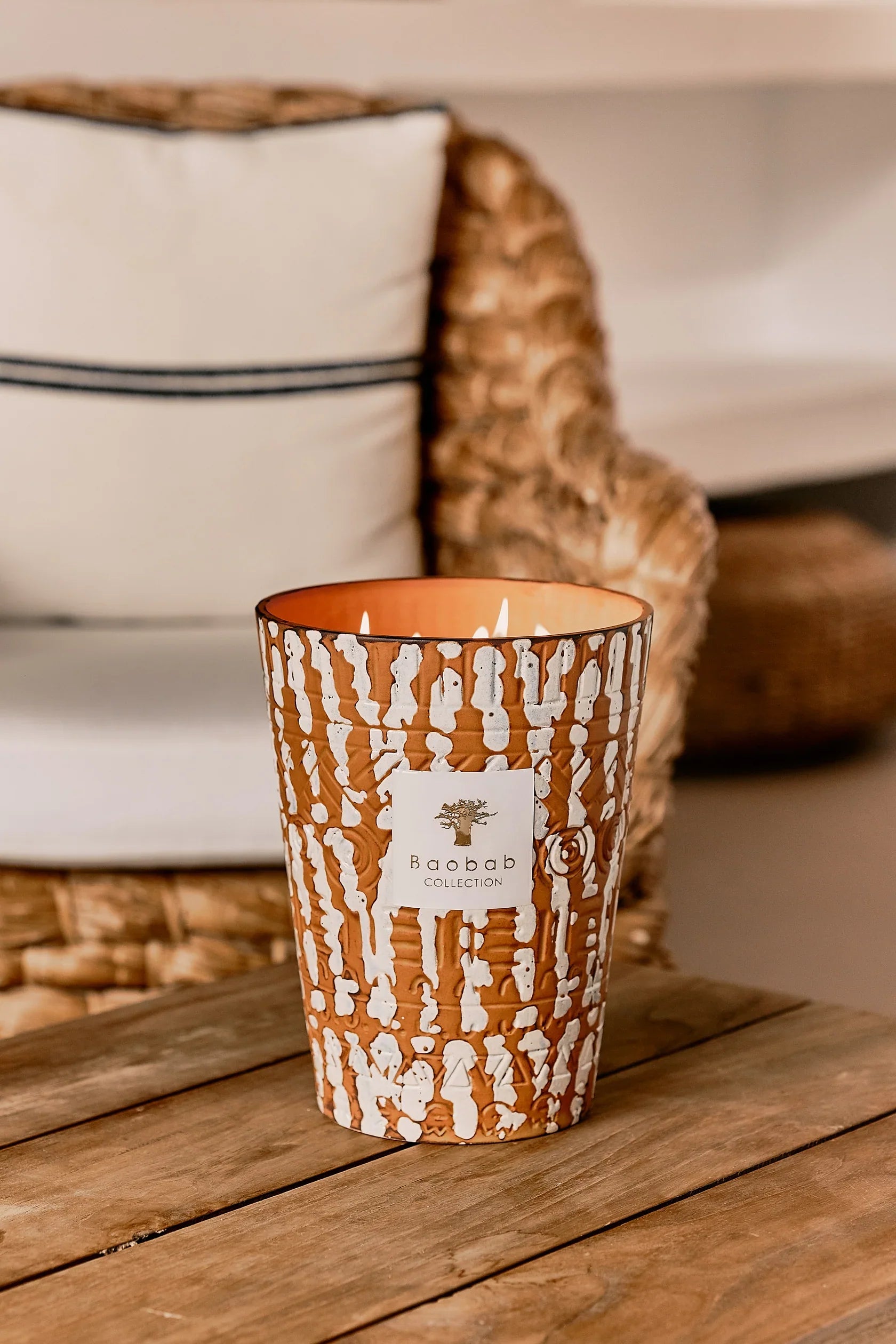 Baobab Collection - Candle Ancient Mark Papunya - Peppermint - Geranium- Driftwood - Coastous