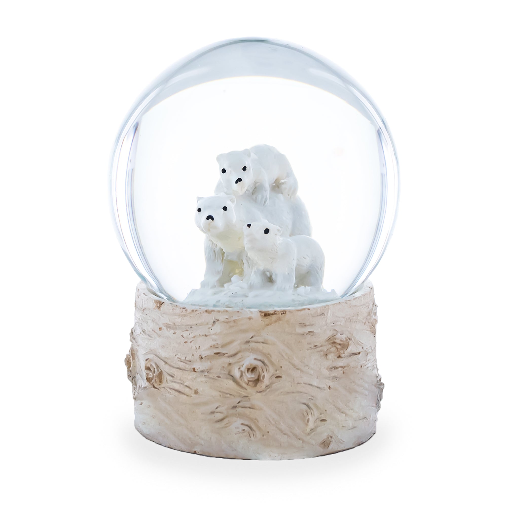 Polar Bears Mini Water Snow Globe