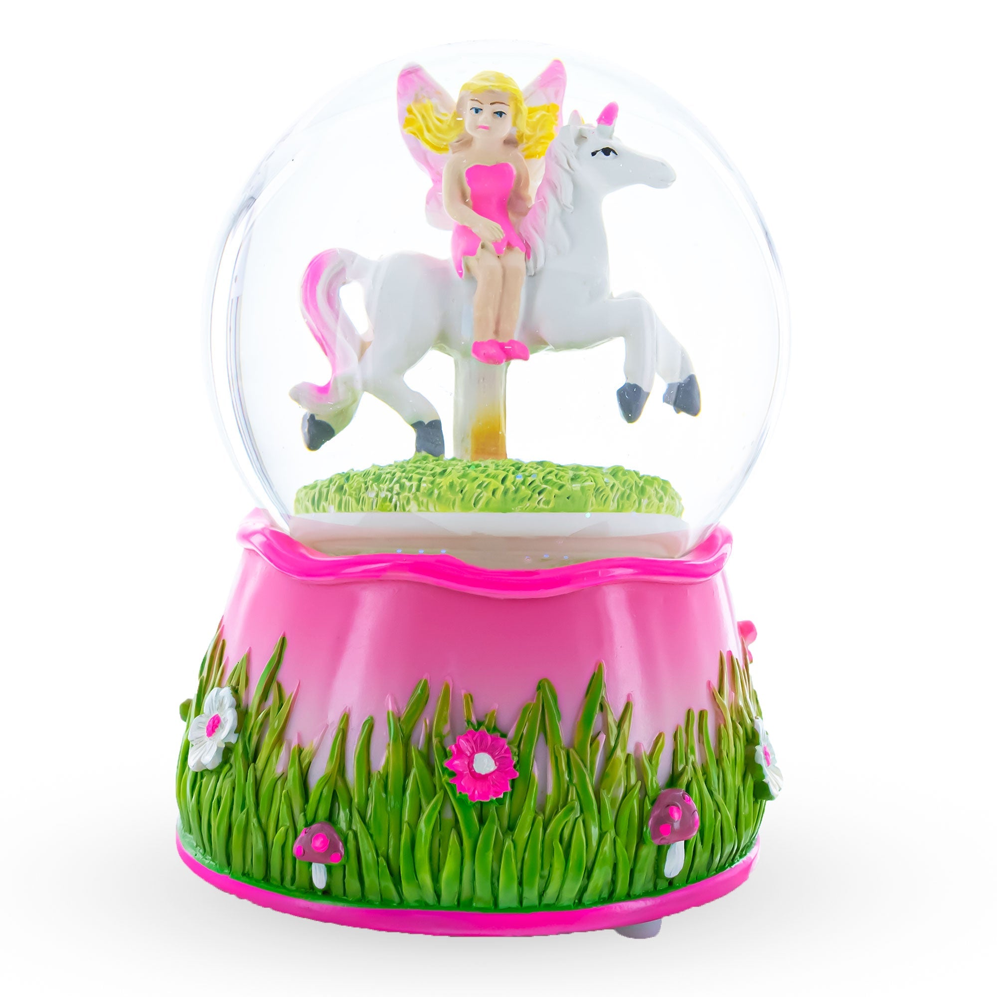 Unicorn Carousel with Fairy Musical Water Snow Globe BestPysanky