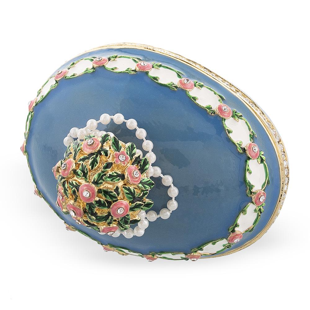 1907 Love Trophies Egg (Cradle with Garlands) Musical Royal Easter Egg BestPysanky