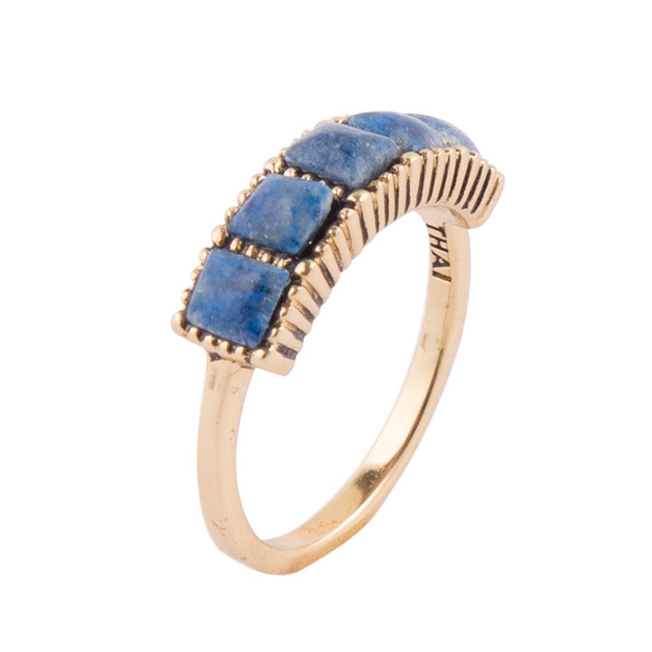 Quinary Lapis Ring - Bronze Barse Jewelry