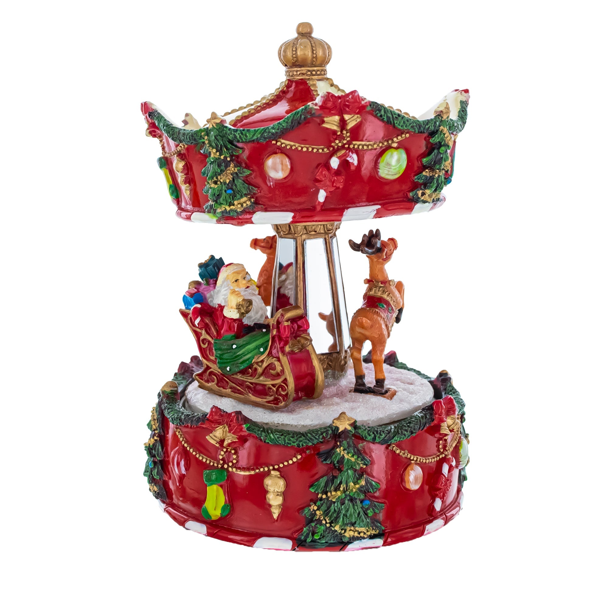 Spinning Christmas Musical Box with Motion