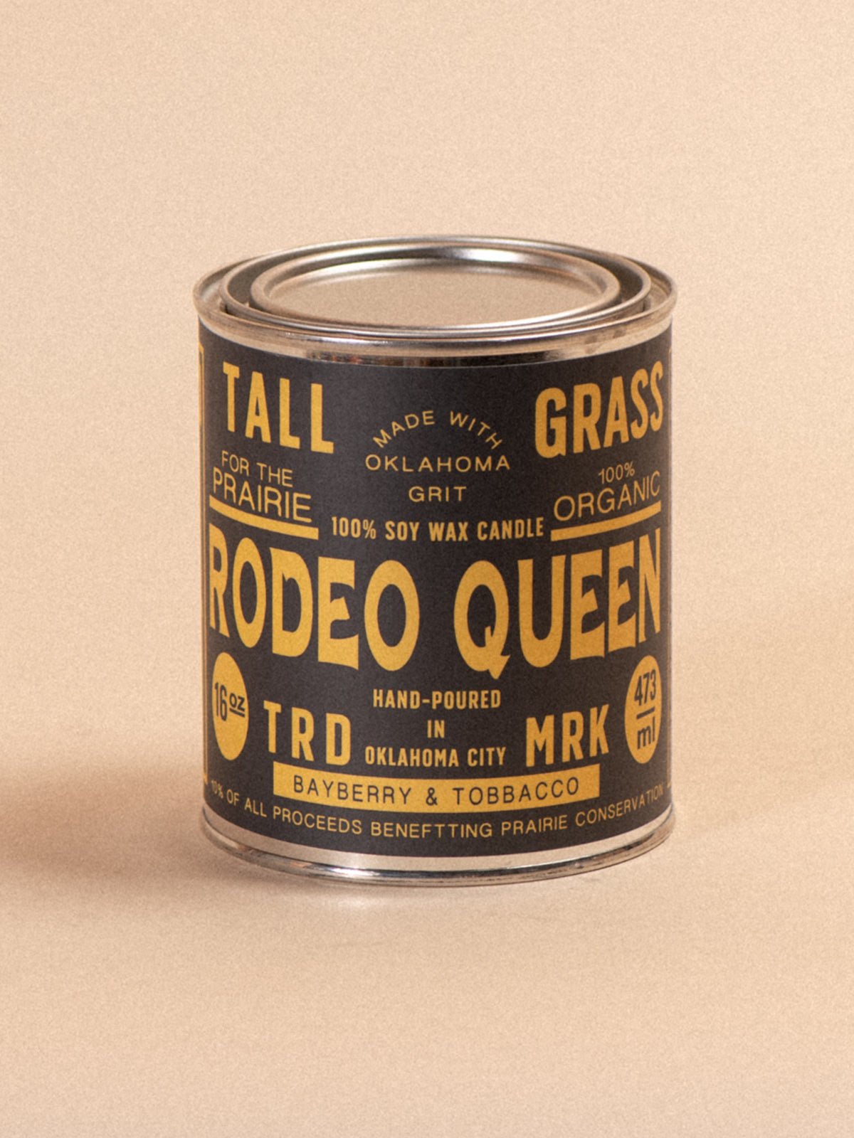 Rodeo Queen: Bayberry + Tobacco Soy Wax Candle Tallgrass Supply