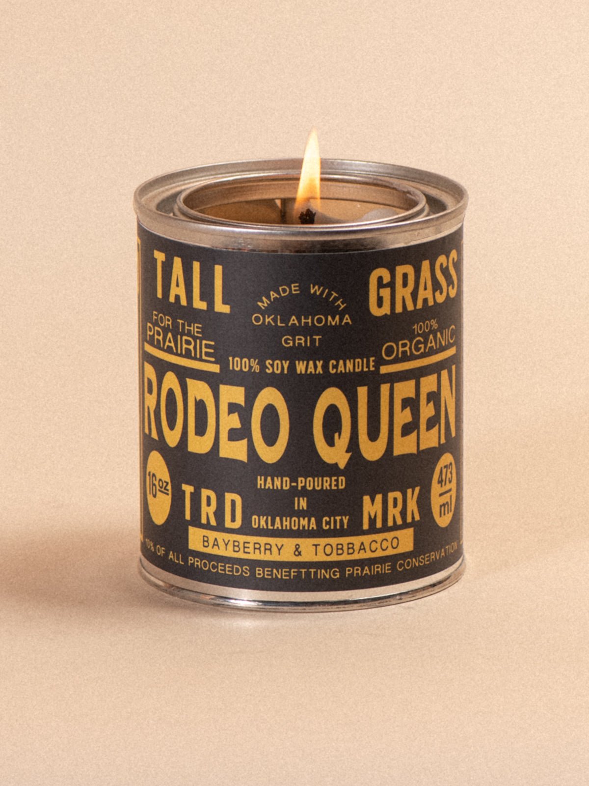 Rodeo Queen: Bayberry + Tobacco Soy Wax Candle Tallgrass Supply