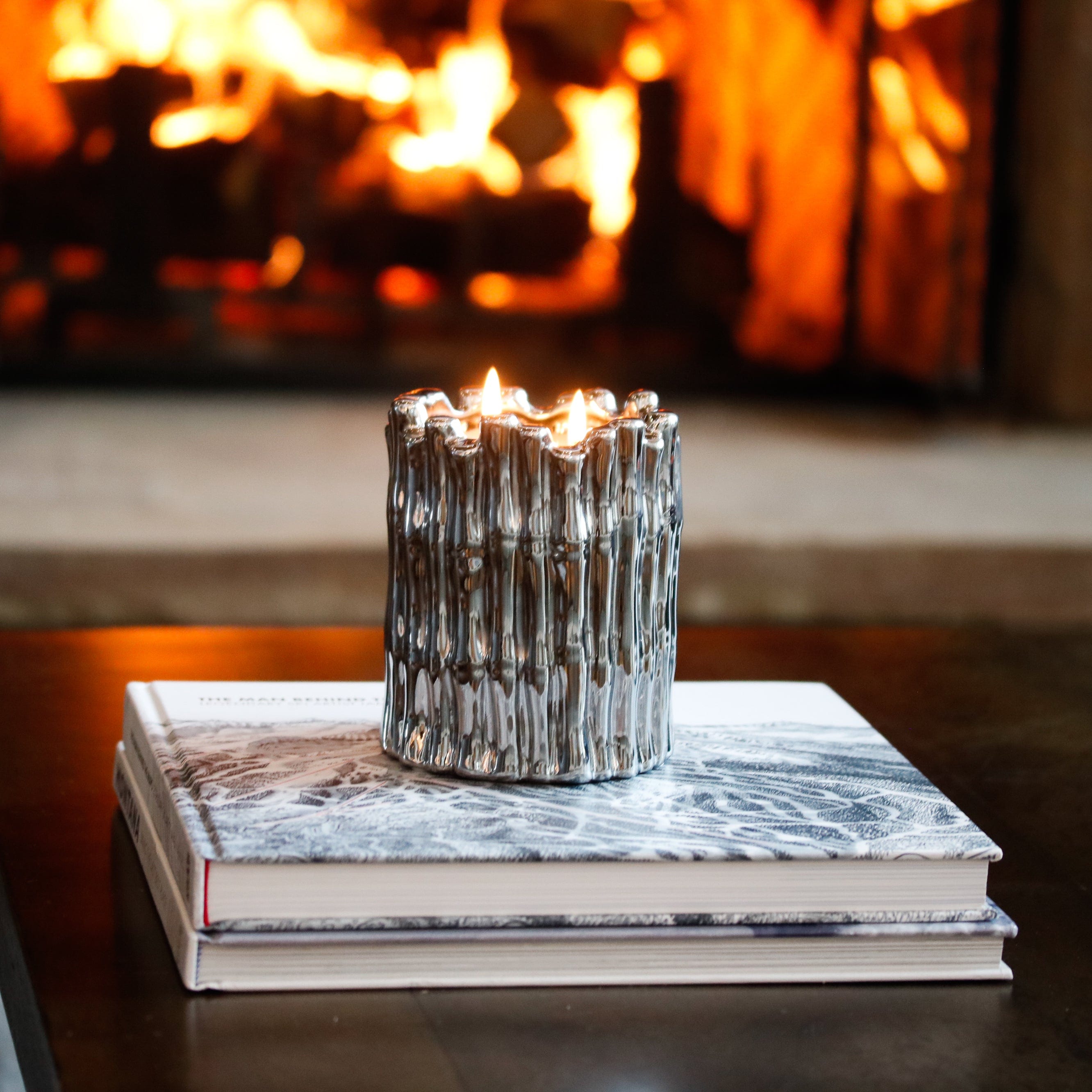 Silver Sagano Candle