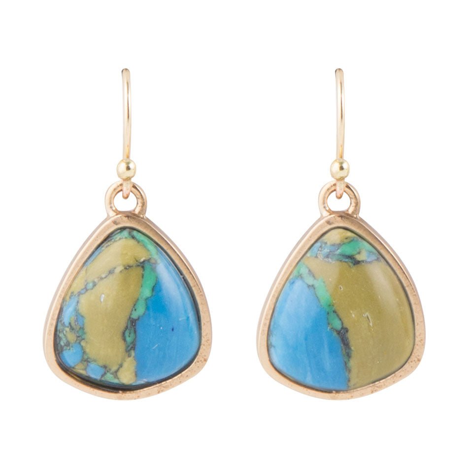 Shades of Earth Magnesite Earrings Barse Jewelry