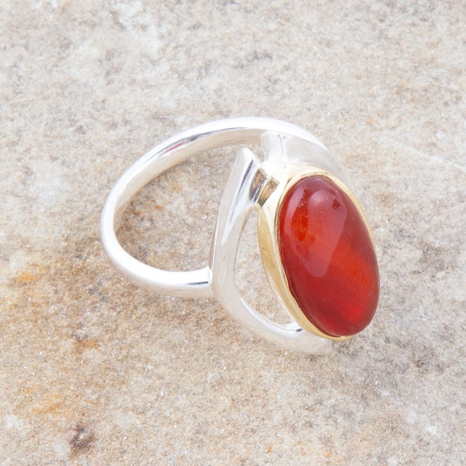 Shine Bright Carnelian Ring Barse Jewelry