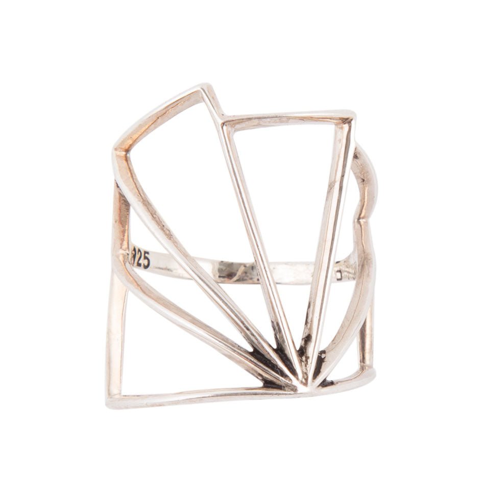 Sterling Silver Multi Angle Ring Barse Jewelry