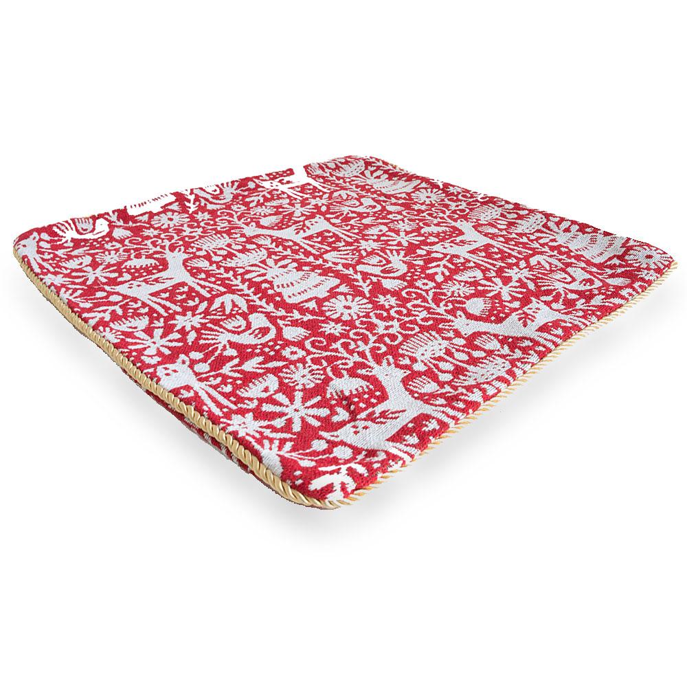 Set of 2 White Deer in the Woods Christmas Throw Cushion Pillow Covers BestPysanky