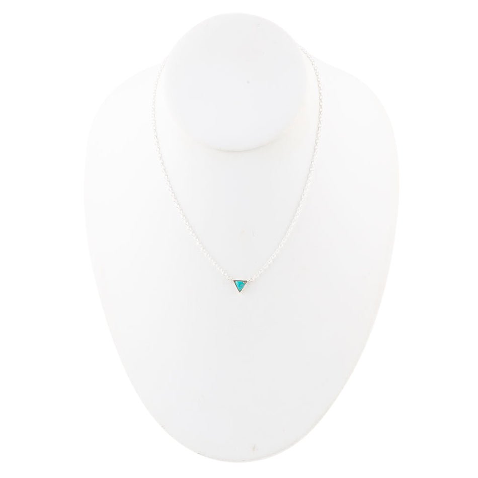 Trident Turquoise and Sterling Silver Necklace Barse Jewelry