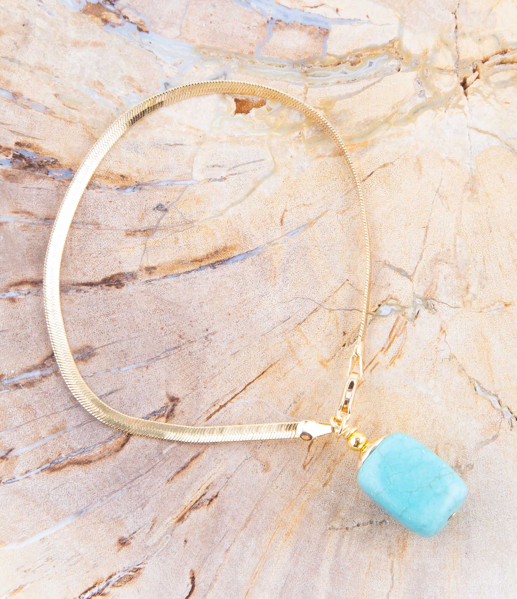 Turquoise Baron Snake Chain Bracelet Barse Jewelry