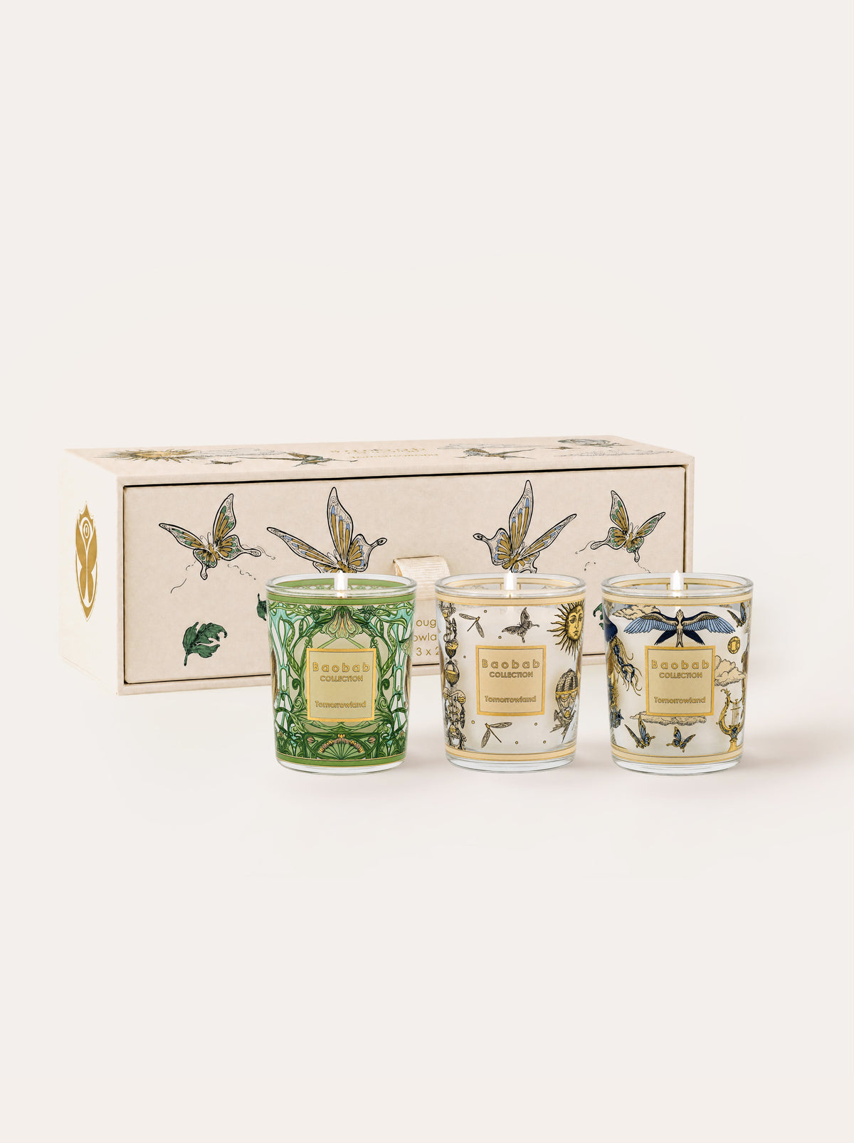 Baobab Collection - Trio Travel Candles Tomorrowland
