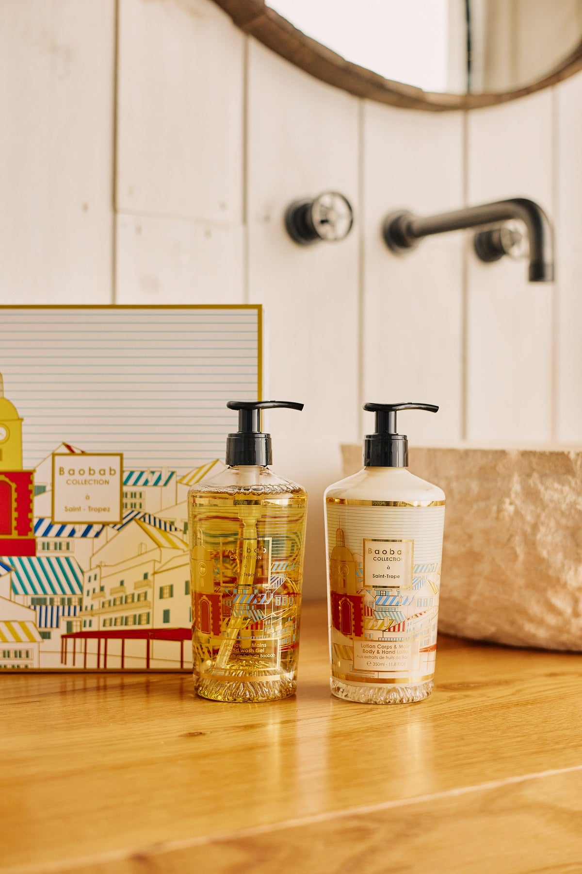 Baobab Collection - Gift Box A Saint-Tropez Body & Hand Lotion And Hand Wash Gel