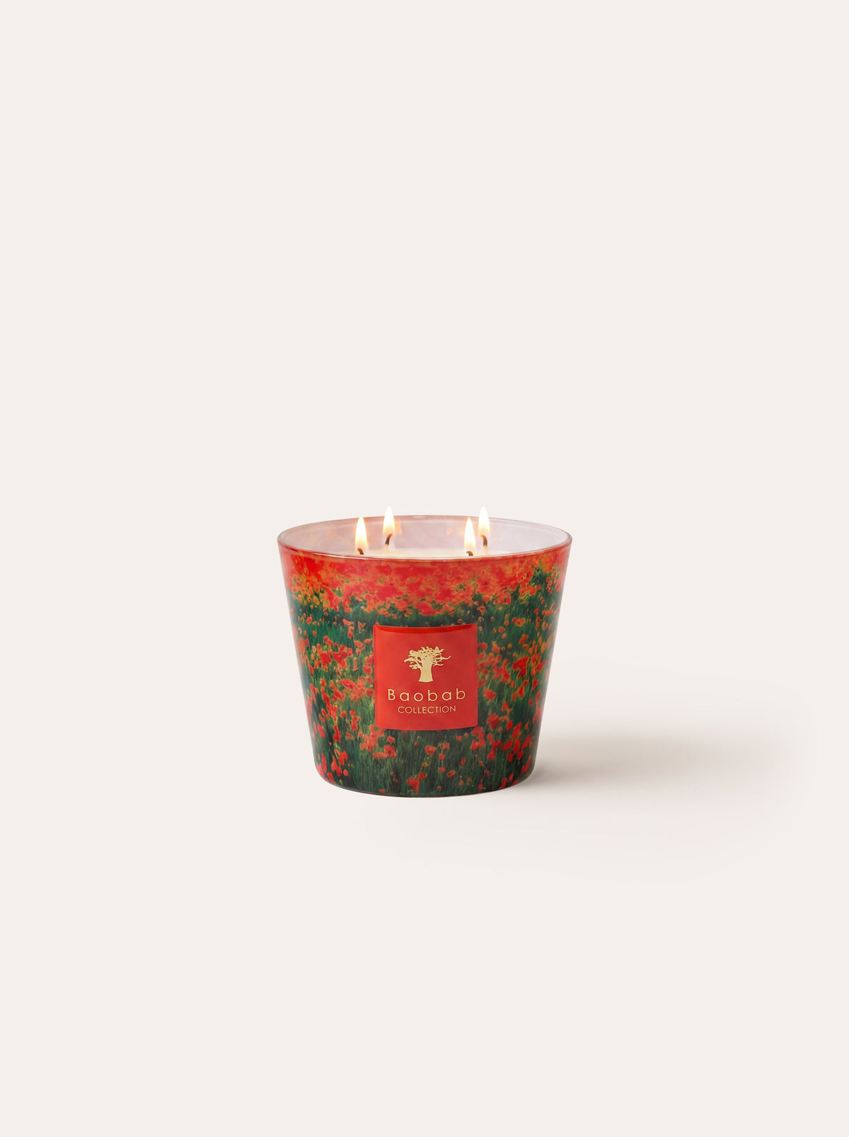 Baobab Collection - Arty Flowers Poppies Candle