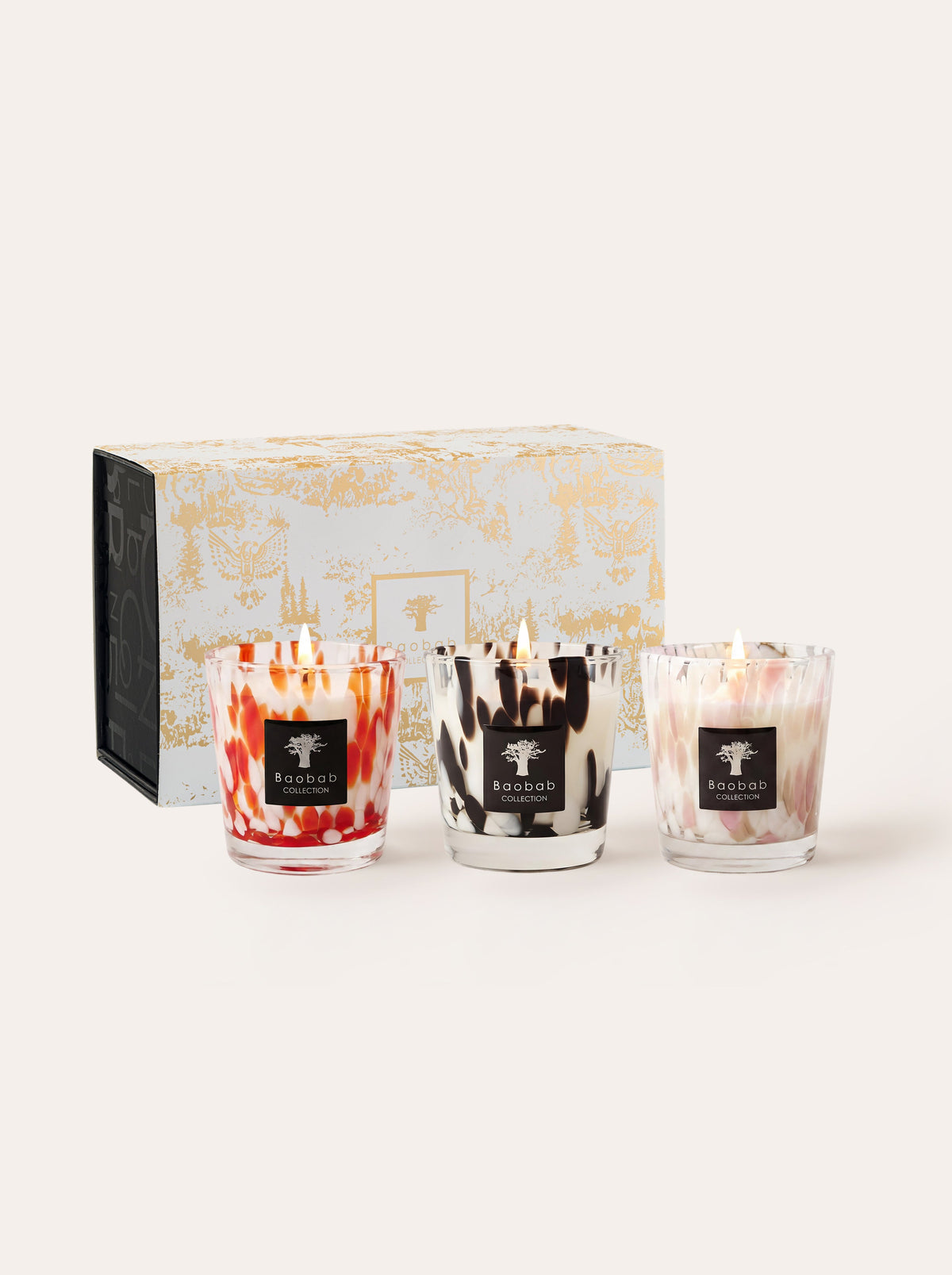 Baobab Collection - Pearls Candle Trio