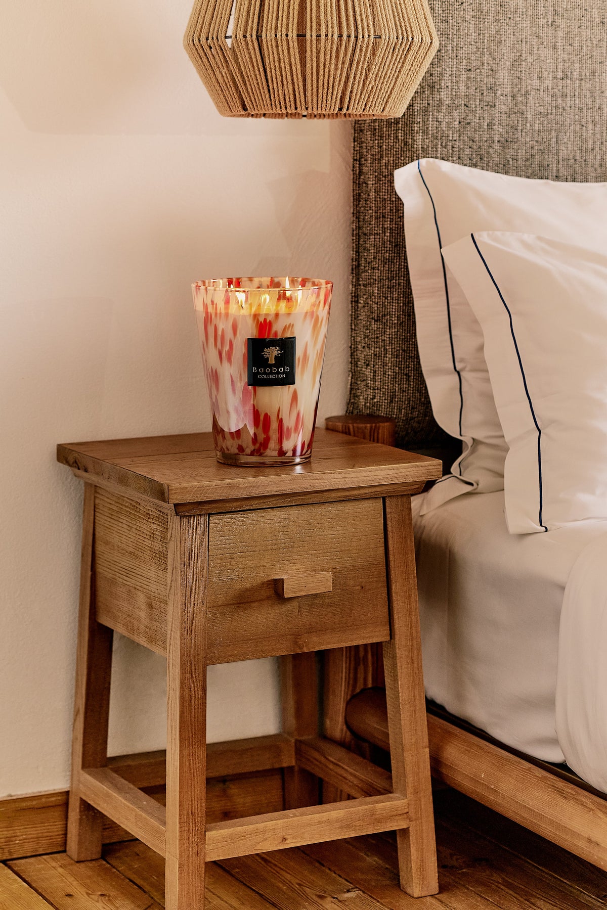 Baobab Collection - Scented Candle Pearls Coral
