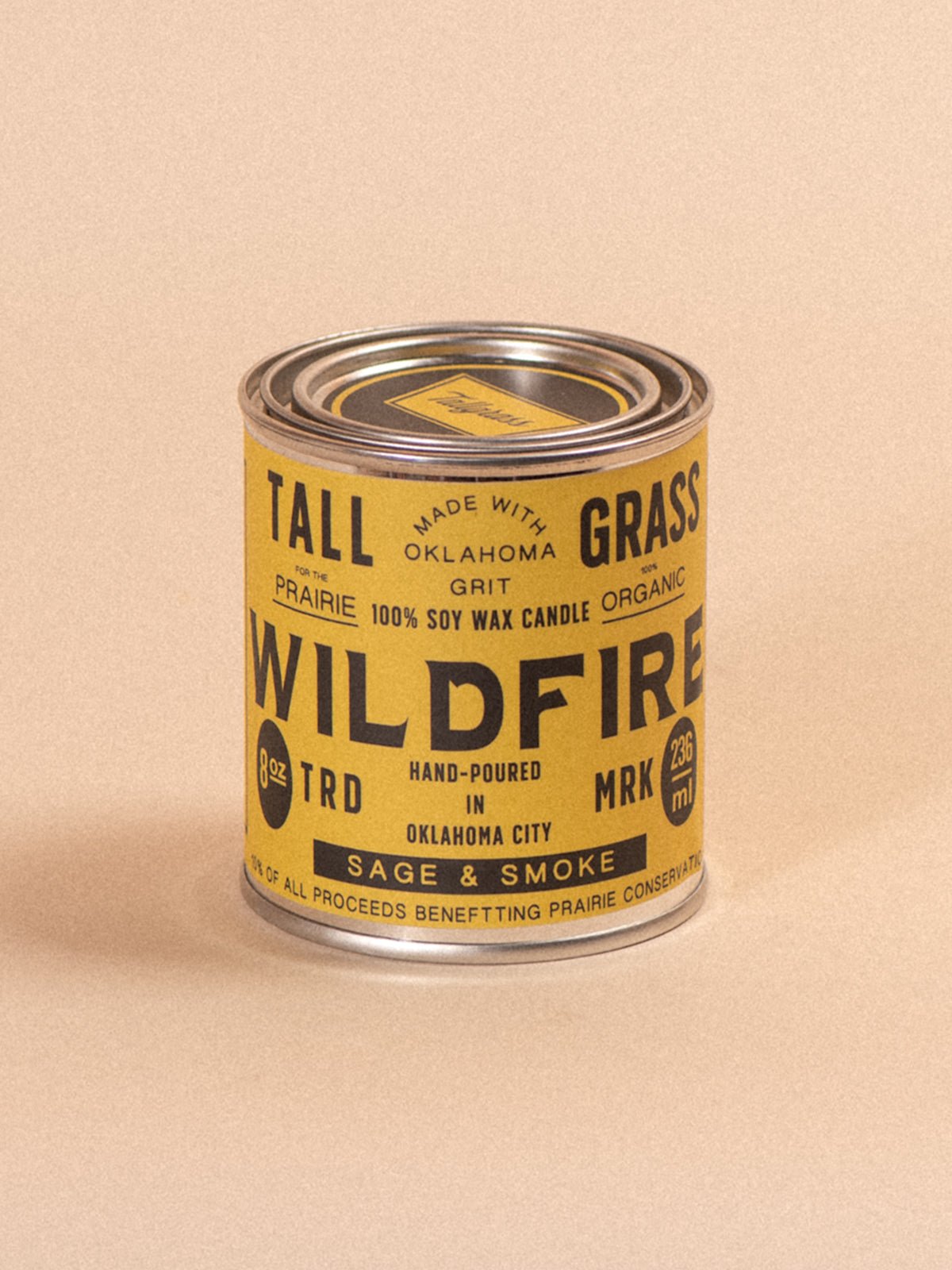 Wildfire: Sage + Smoke Soy Wax Candle Tallgrass Supply