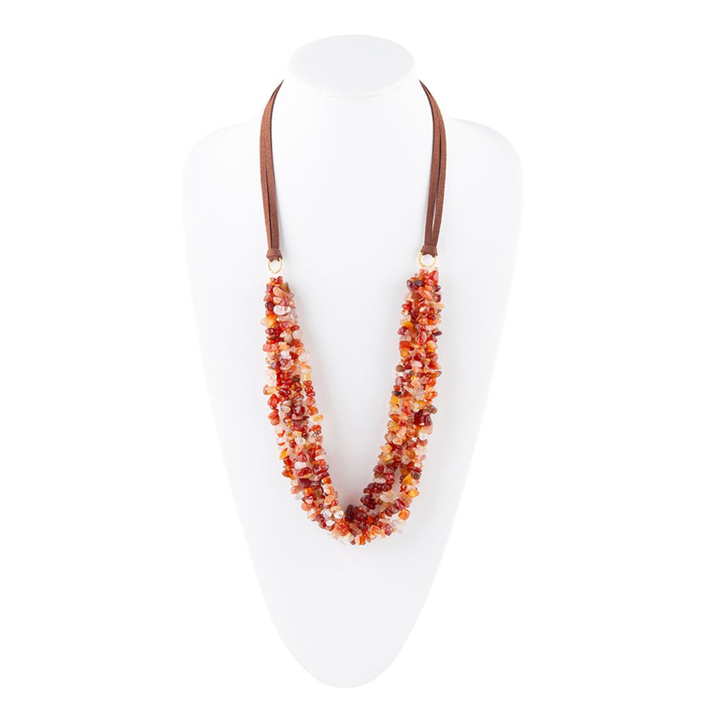 Xavier Carnelian Multi-Strand Necklace Barse Jewelry