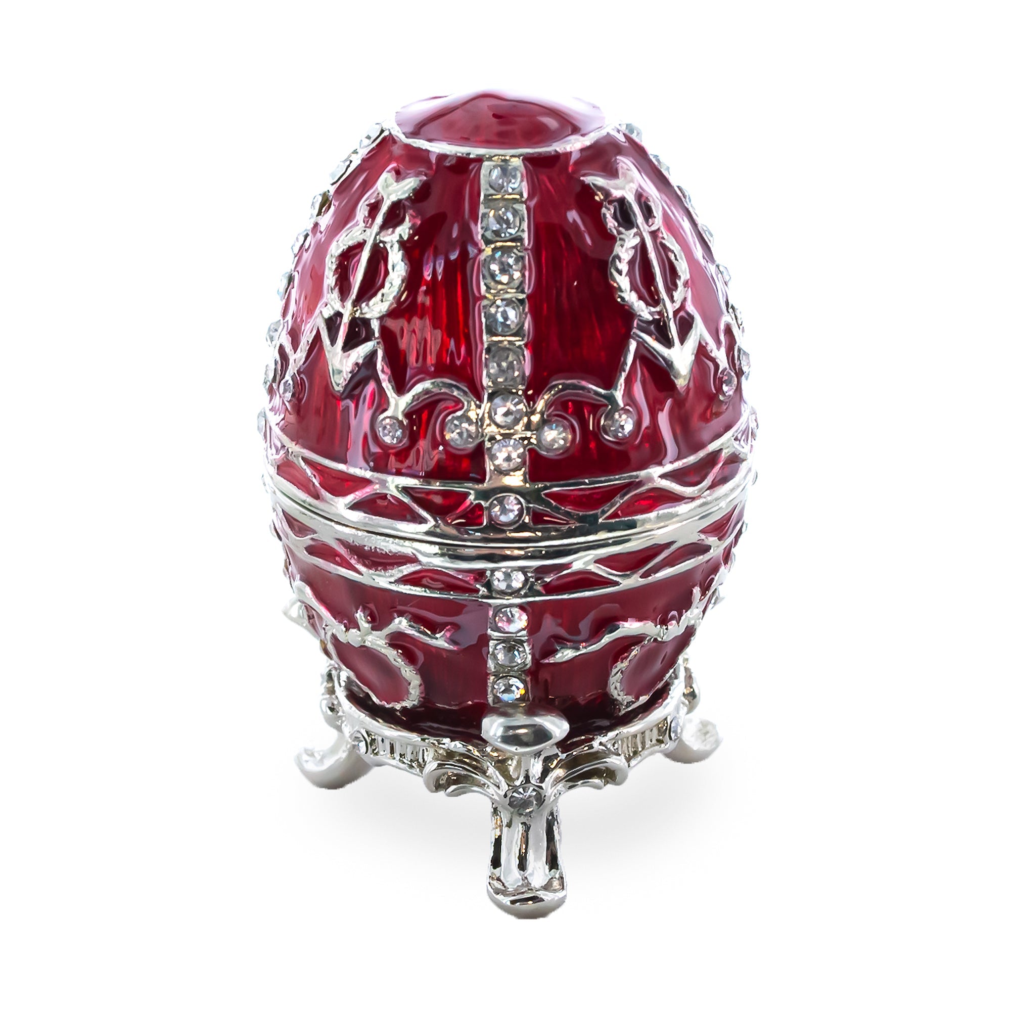 1895 Rosebud Royal Imperial Metal Easter Egg 2.5 Inches BestPysanky