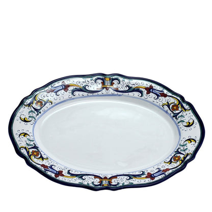 VECCHIA DERUTA: Large Oval Platter