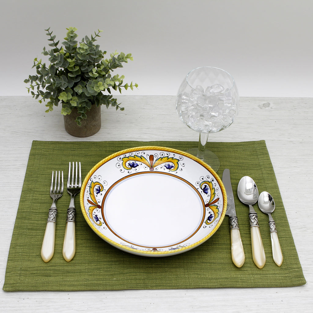 RAFFAELLESCO-PERUGINO: Risotto/Pasta/Cioppino round shallow coupe bowl