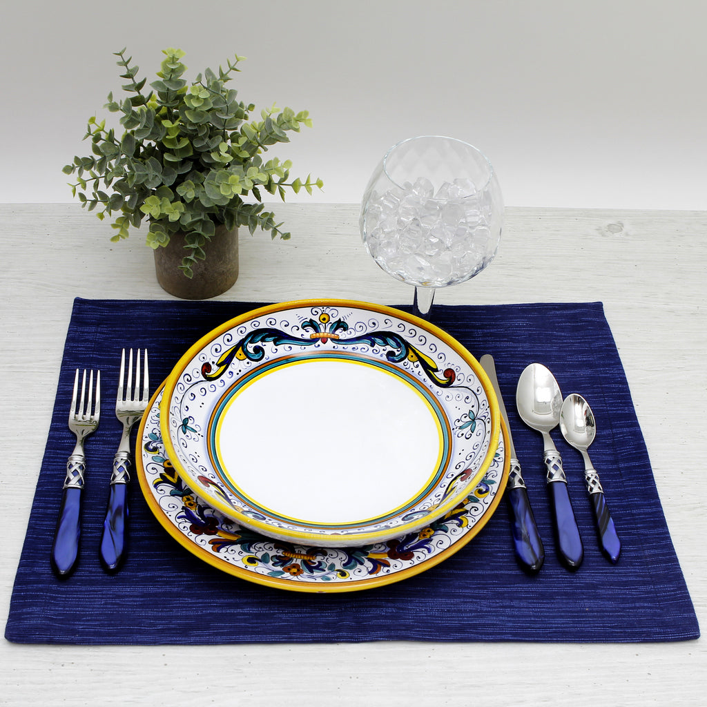 RICCO DERUTA DELUXE: Risotto/Pasta/Cioppino round shallow coupe bowl