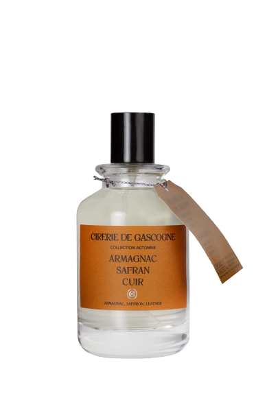 Armagnac, Saffron, Leather Room Spray Cirerie de Gascogne (US/CAN)-Distributed by Scents of Europe