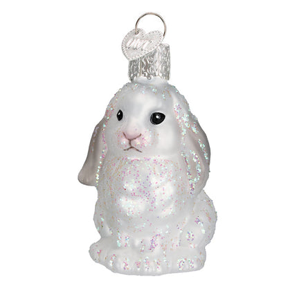 White Baby Bunny Ornament