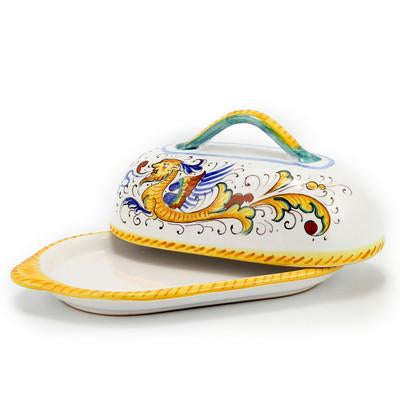 RAFFAELLESCO: Butter dish with cover