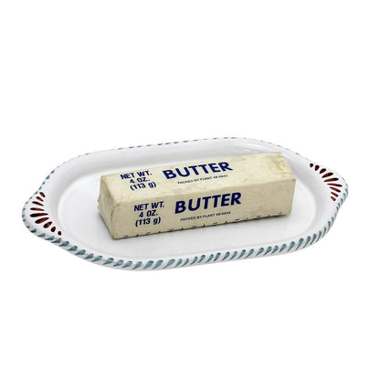 ORVIETO GREEN ROOSTER: Oval/Oblong Small Tray