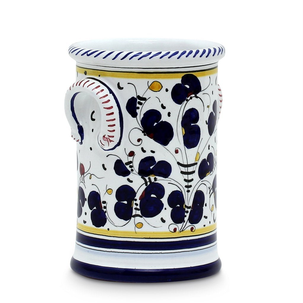 ORVIETO BLUE ROOSTER: Utensil Holder