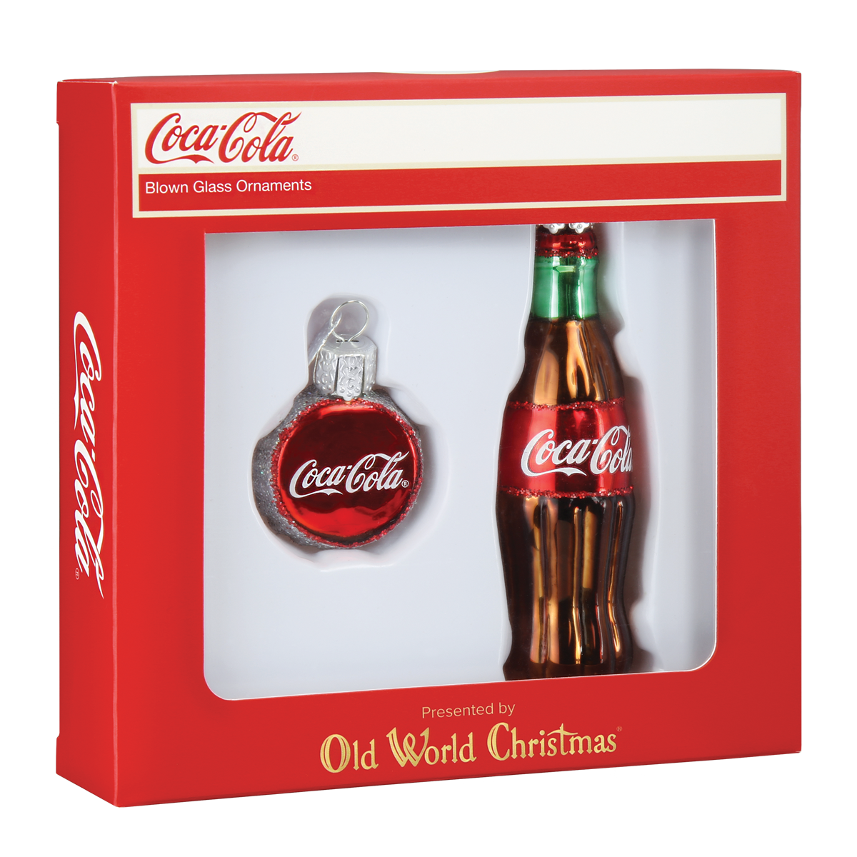 Coca-Cola® Bottle Ornament Set